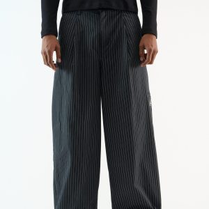 Pinstripe Black Pants