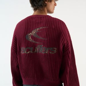 New Rookie Burgundy Knit