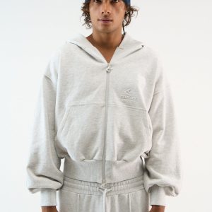 Weekender Grey Melange Zipper