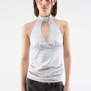 City Grey Melange Top