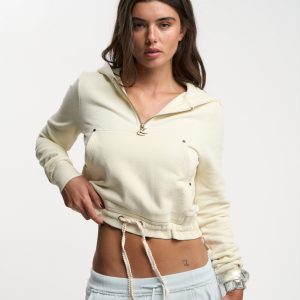 Kangu Ecru Hoodie