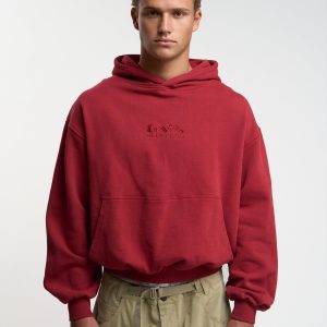 Peach Red Hoodie
