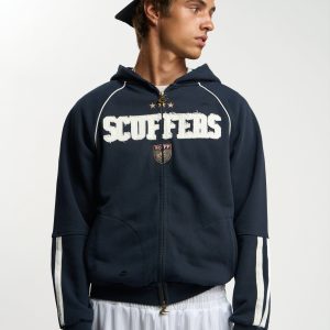 Bentley Navy Zipper