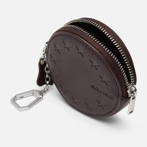 Essential Burgundy Keychain Wallet
