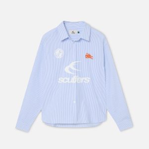 Germain Blue Striped Shirt