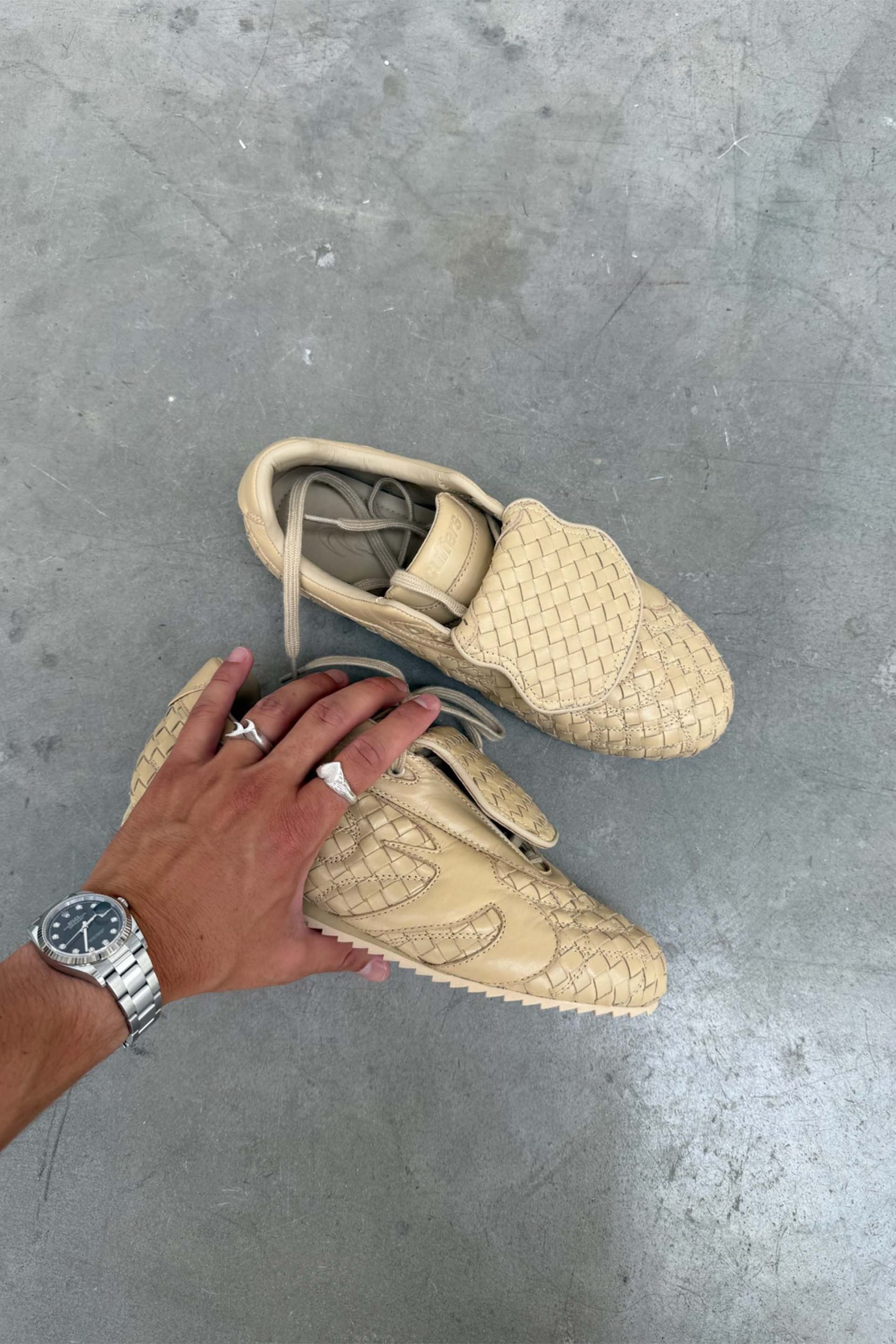 Iconic Braided Beige Sneaker - Image 8