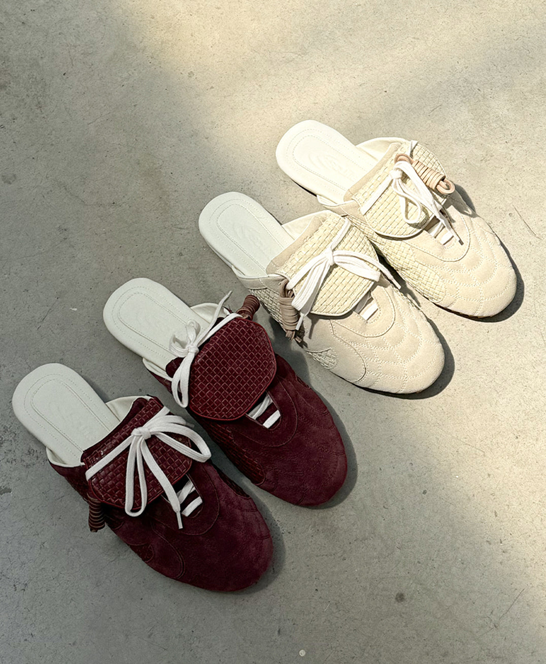 Iconic Mule Ecru Sneaker - Image 9
