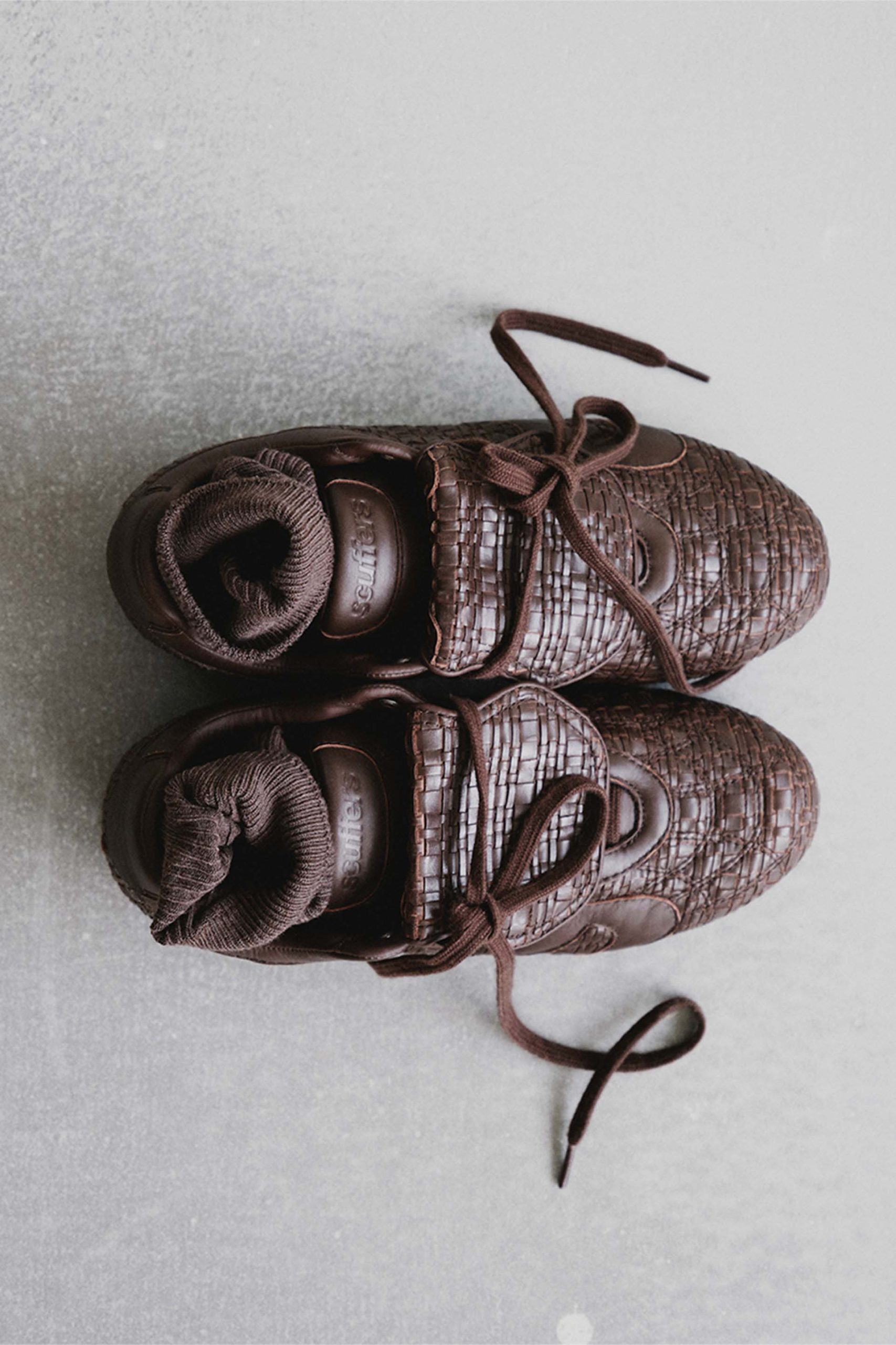 Iconic Braided Brown Sneaker - Image 11