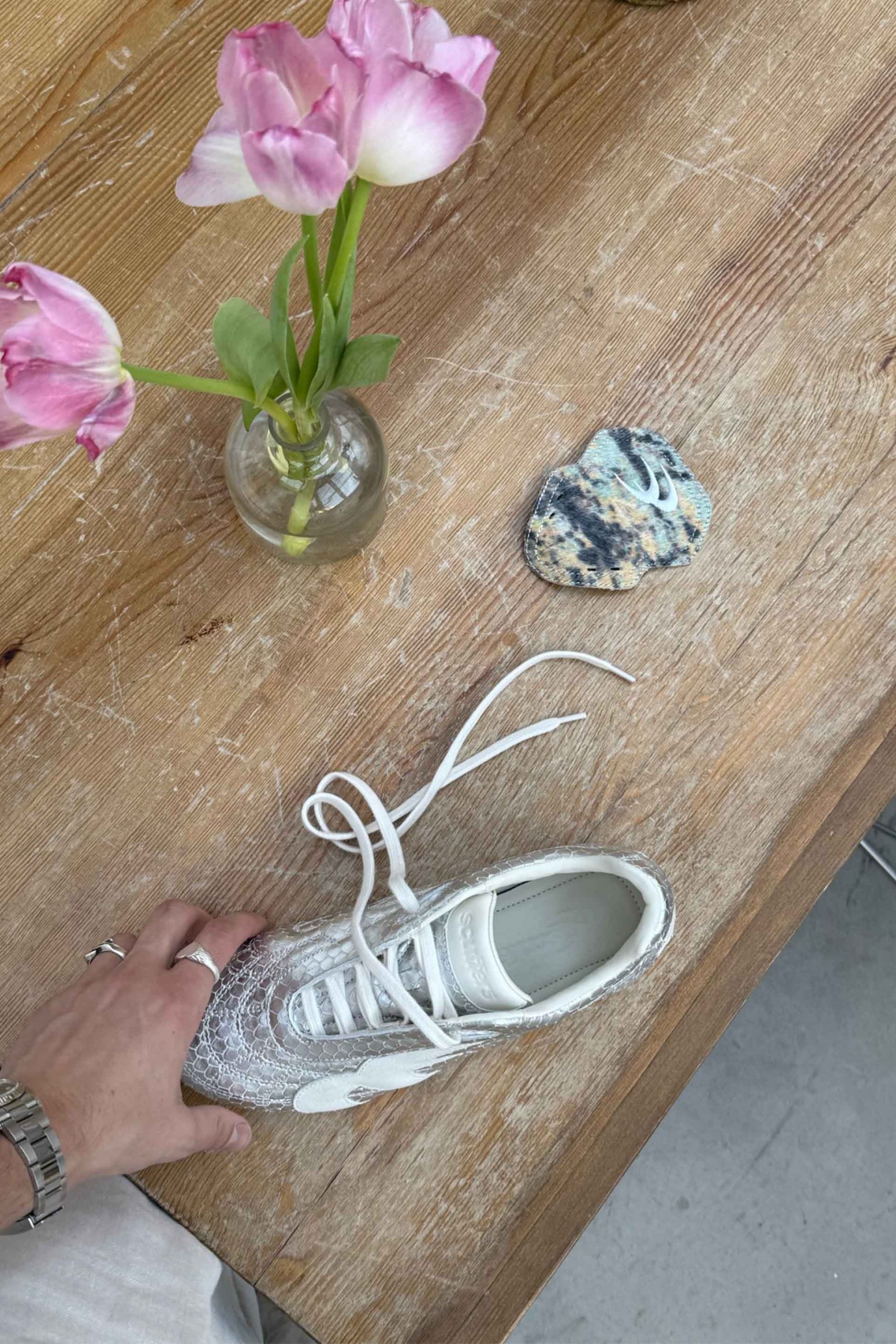 Iconic Silver Sneaker - Image 8
