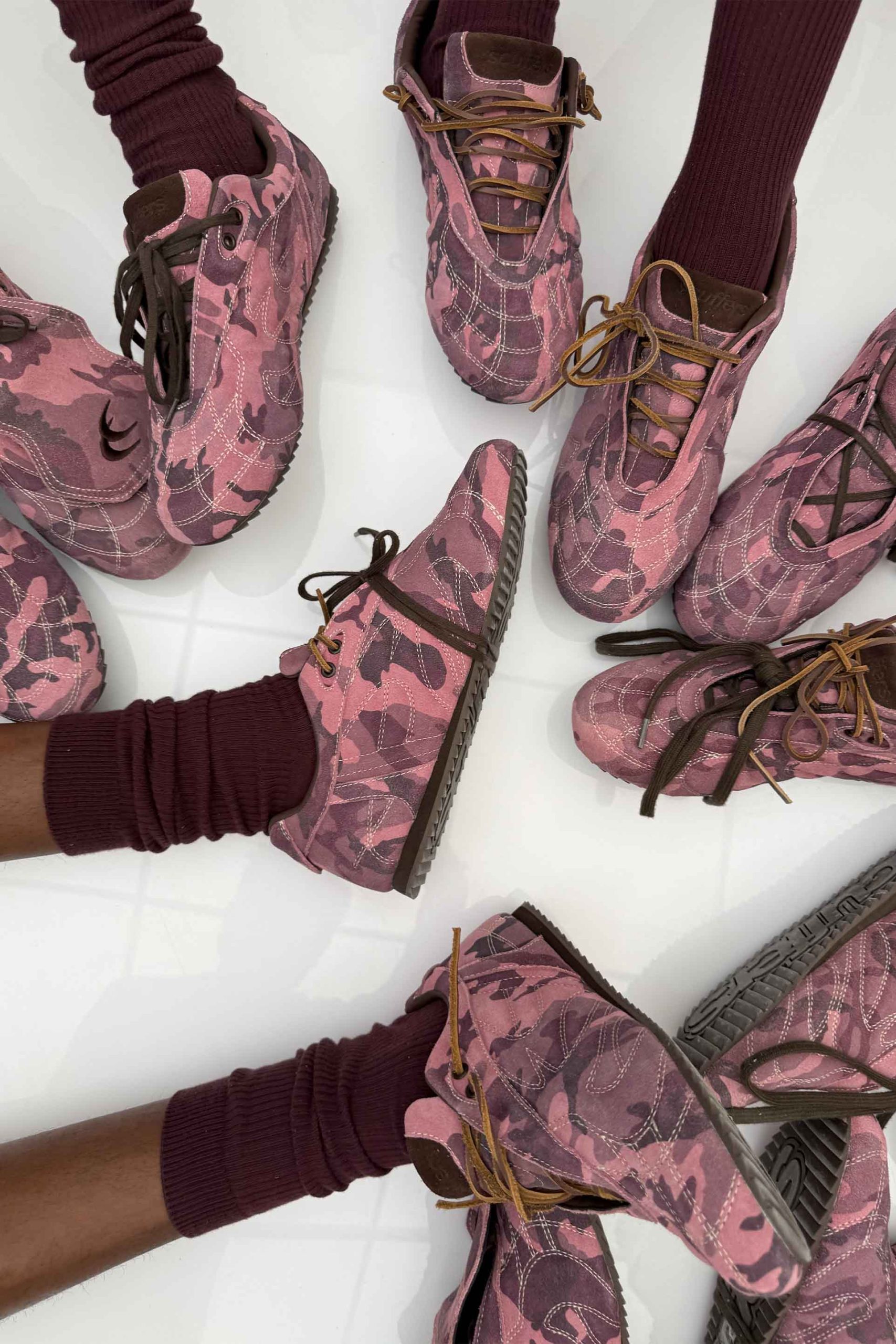 Iconic Wine Camo Sneaker - Image 10
