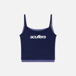 Jazzy Navy Top