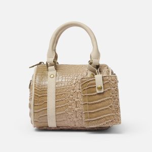 Mini Ecru Duffle Bag