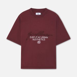 New Signature Burgundy T-Shirt
