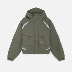 New Essential Green Windbreaker
