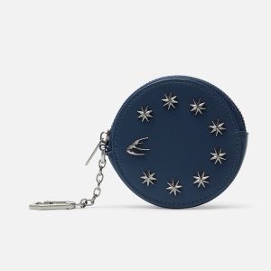 Night Blue Keychain Wallet