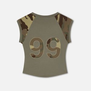 Nina Camo Top