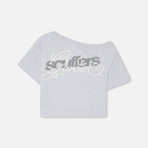 Over Grey Melange T-Shirt