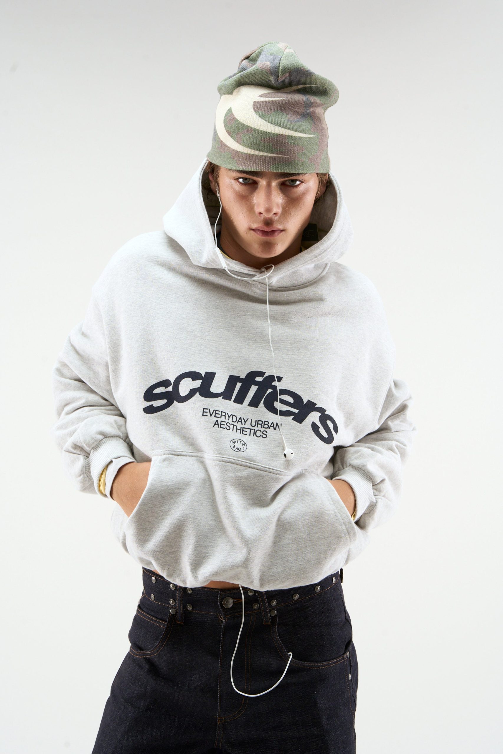 Iconic Light Grey Hoodie - Image 2