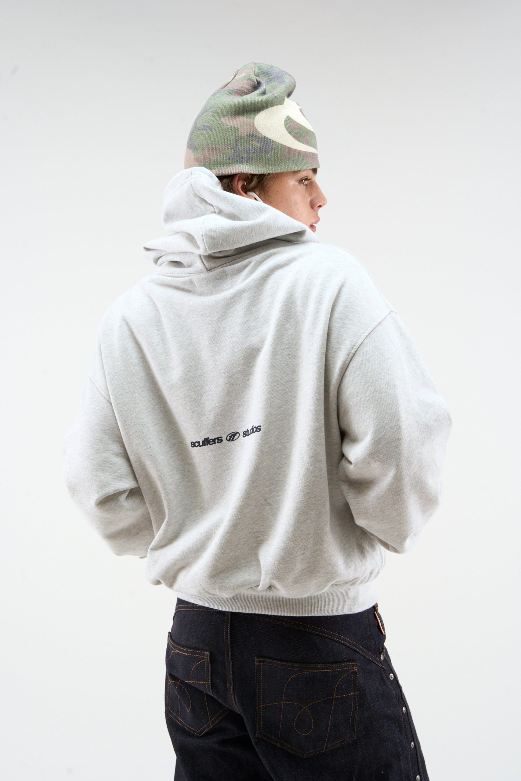 Iconic Light Grey Hoodie - Image 4