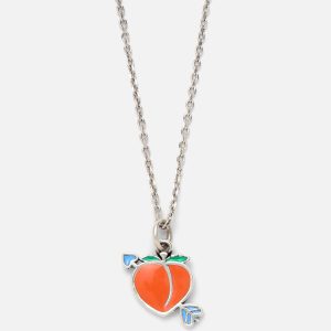Peach Orange Necklace