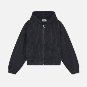 Pinstripe Dark Work Jacket