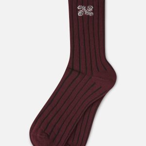 Pollen Burgundy Socks