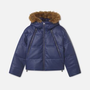 Raw Royal Blue Puffer Jacket