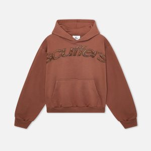 Animal Brown Hoodie