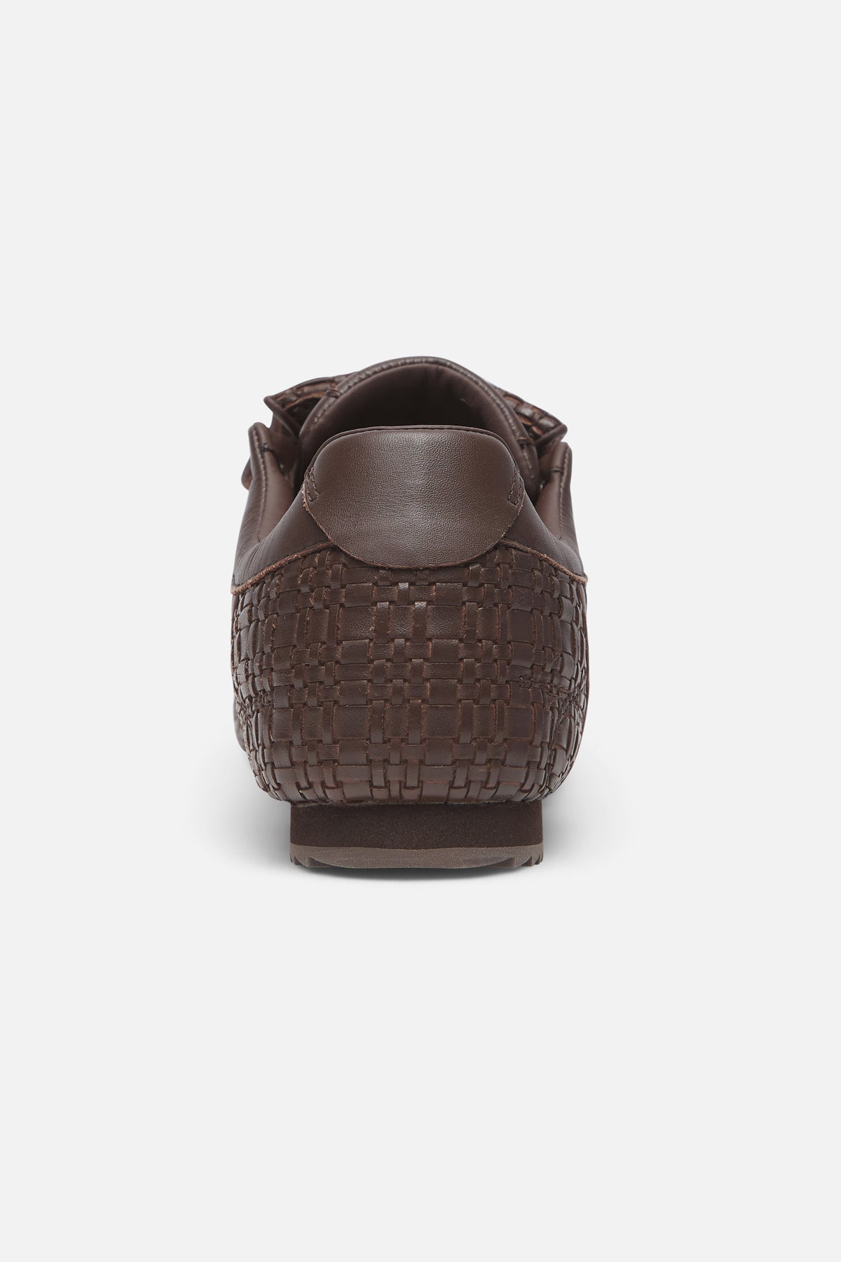 Iconic Braided Brown Sneaker - Image 3