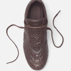 Iconic Braided Brown Sneaker