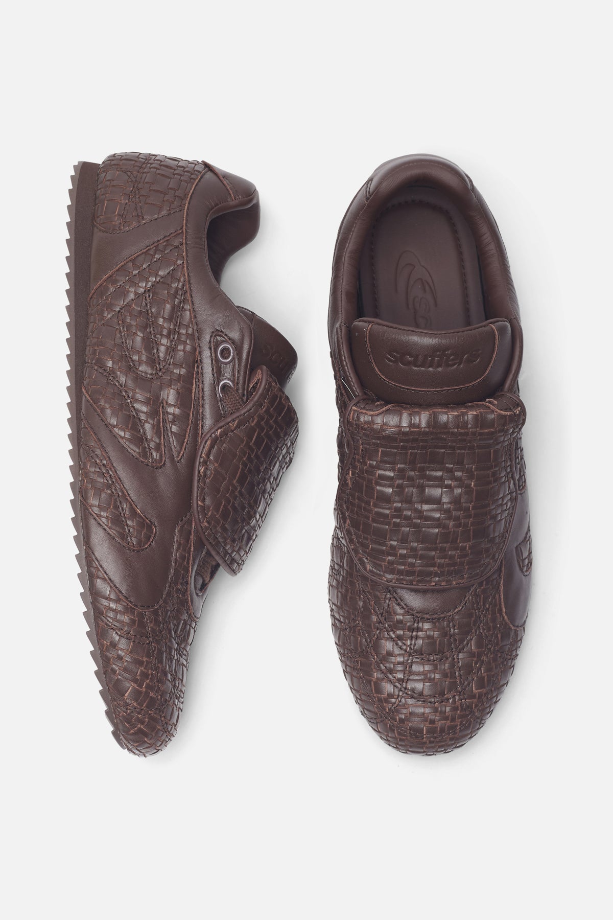 Iconic Braided Brown Sneaker - Image 4
