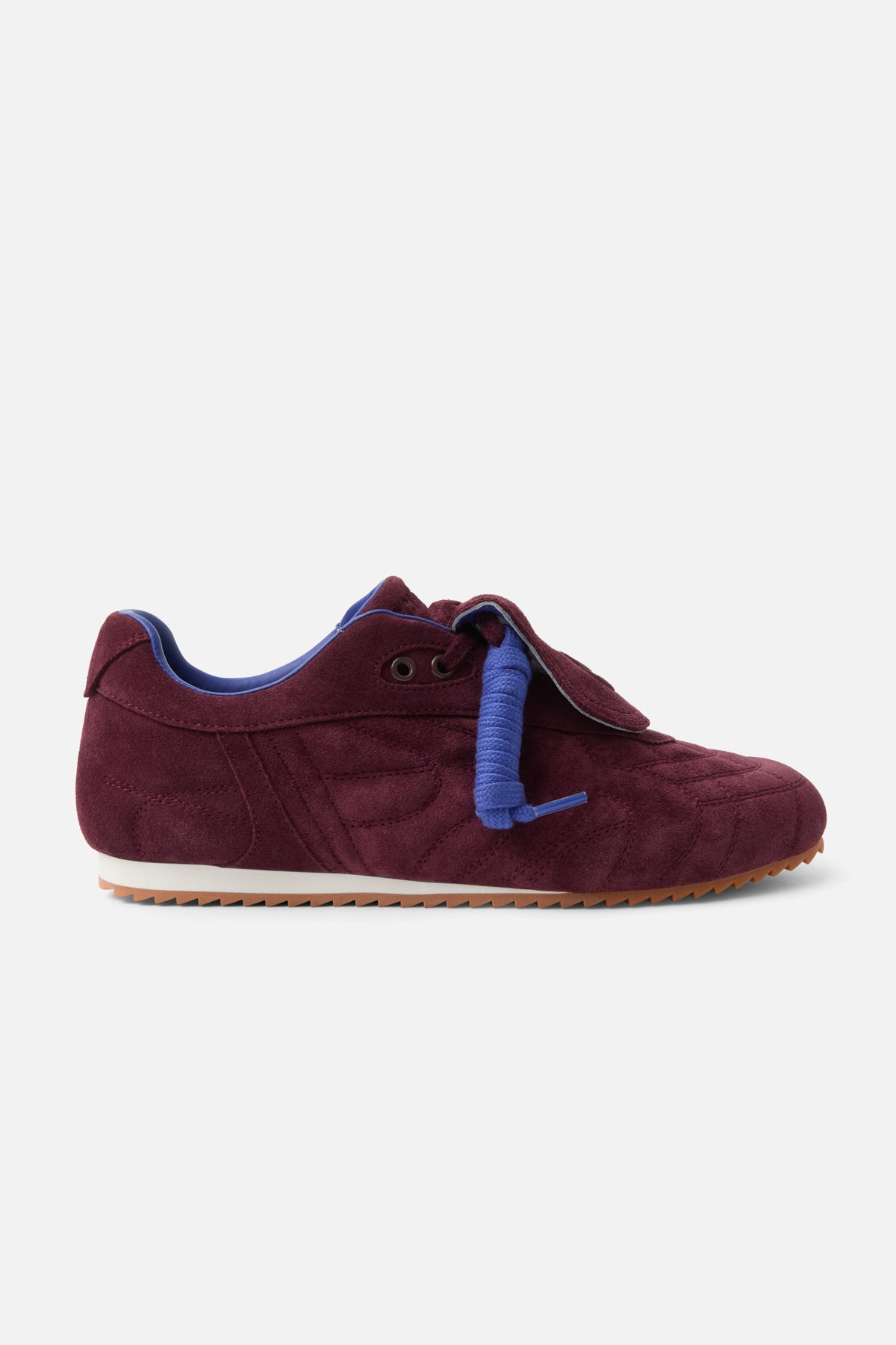 Iconic Suede Burgundy Sneaker - Image 2