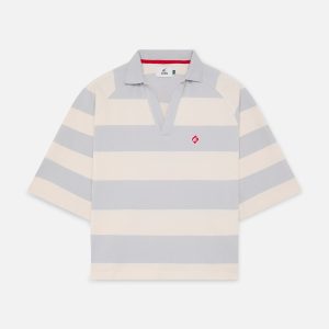 Signature Light Blue Striped Polo