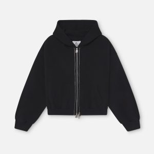 Steel Black Zipper