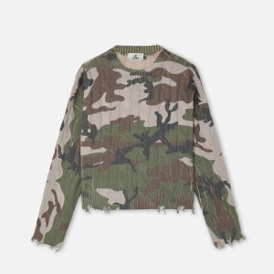 Trench Camo Knit