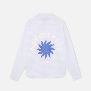 Twin Checkered White Shirt