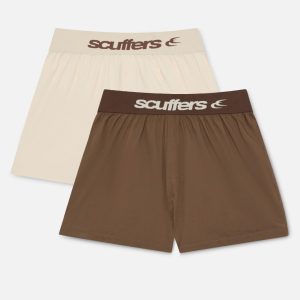 Bandit Ecru & Brown Underwear Pack