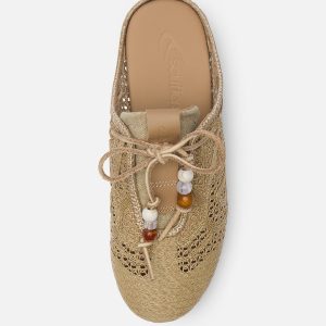 Wicker Ecru Mule