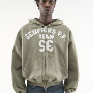 Omega Green Zipper