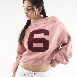 Claude Burgundy Knit