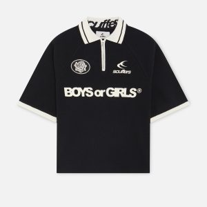 Boys or Girls Dark Polo