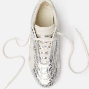 Iconic Silver Sneaker