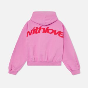 Sign Light Pink Hoodie