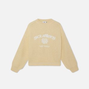 Rose Yellow Knit